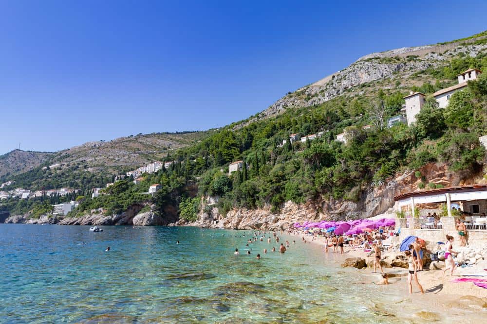 Fünf Badestopps in Dubrovnik, nicht nur Banje Beach