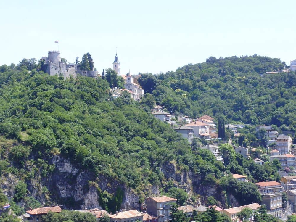 Trsat castle above Rijeka, at the top of the 561 steps