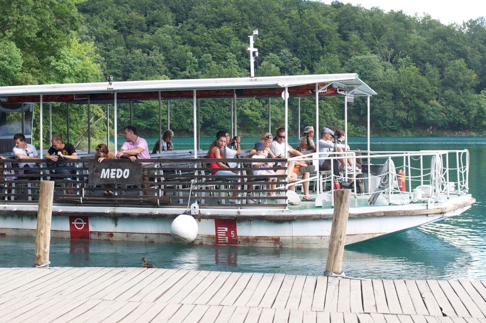 Electric Boat across Kozjak