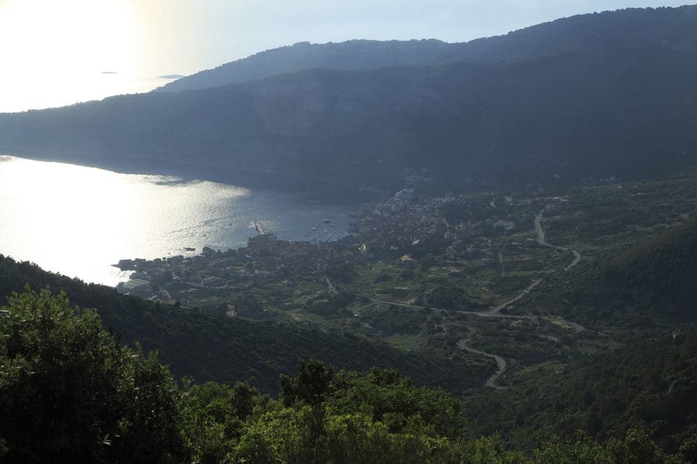 Komiža on Vis, the harbour the Blue Cave boats leave from