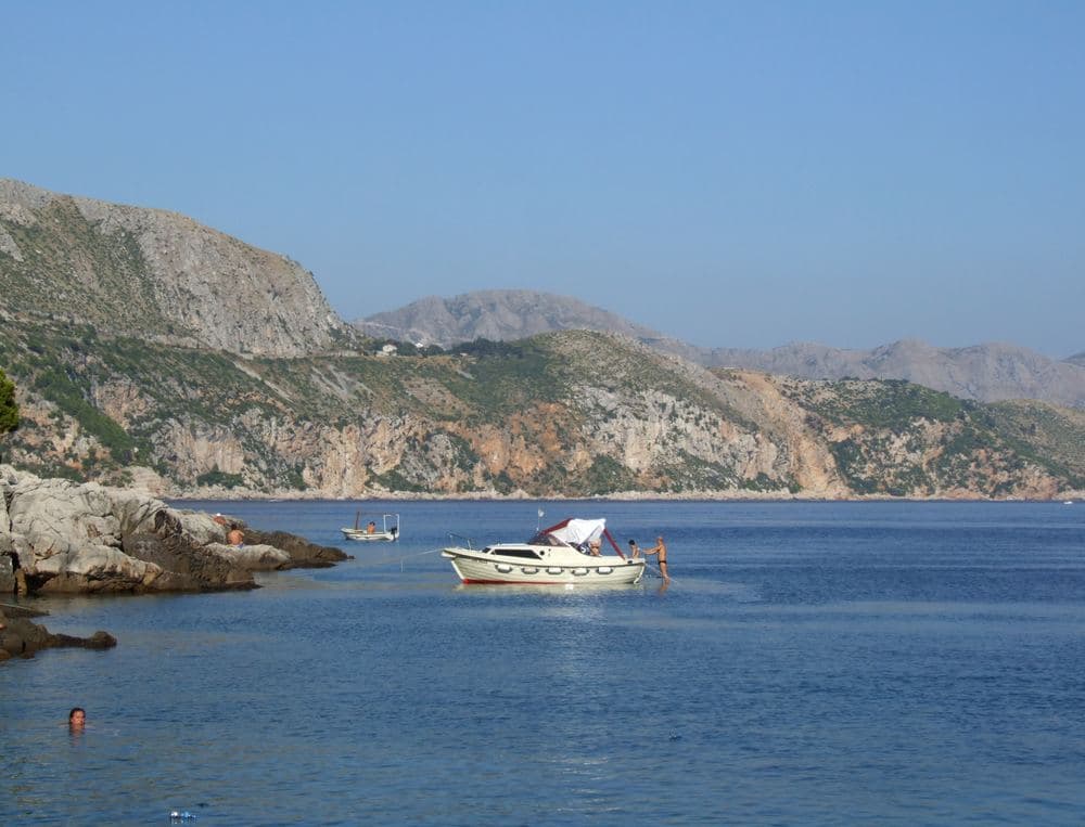 The boats to Lokrum leave from the Old Port every half hour in season