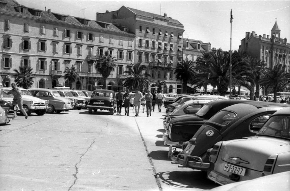 The Riva in Split, where cafe tables stay outside until the end of October