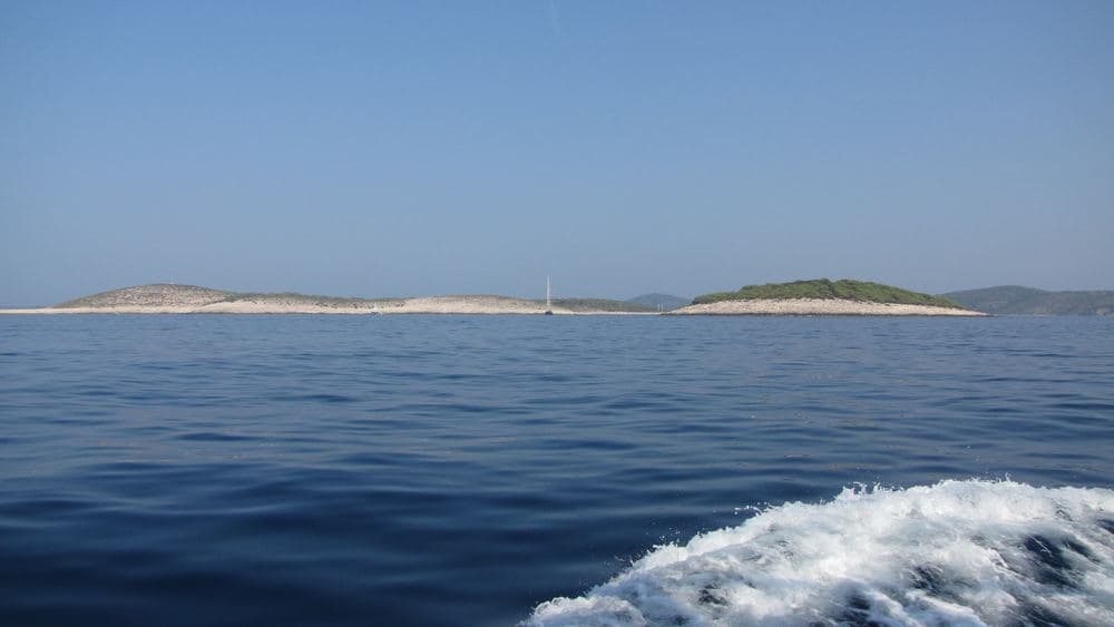 The Pakleni islands opposite Hvar town, 10 minutes by water taxi