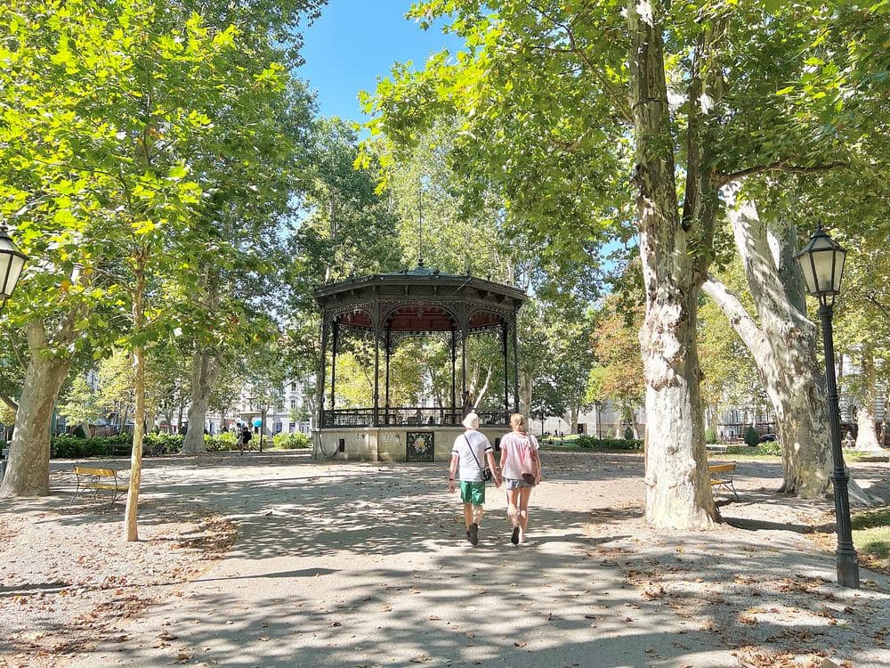 Zrinjevac Park in central Zagreb