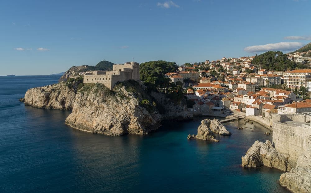 Die Festung Lovrijenac vor der Stadtmauer von Dubrovnik