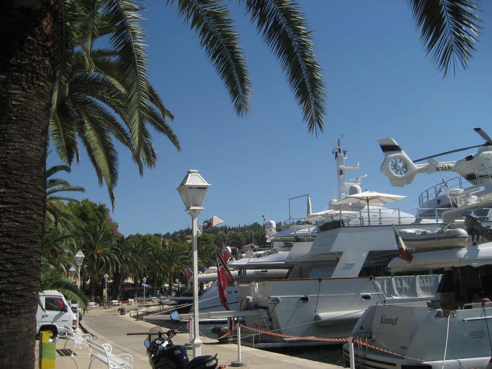 Cavtat's harbour, 20 minutes south of Dubrovnik and a different pace
