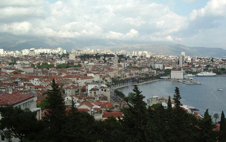 Split from Marjan hill
