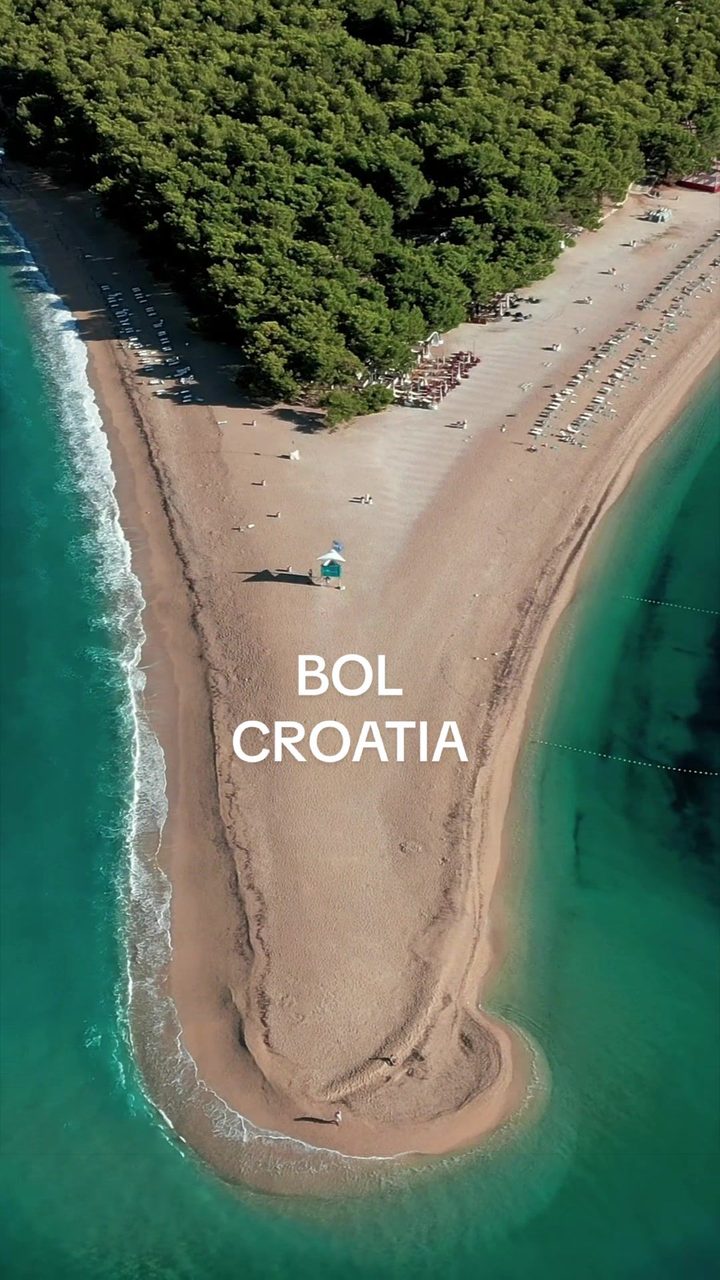 Zlatni Rat from above