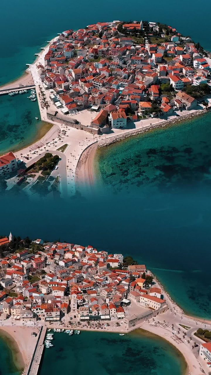 Primošten from above, a place you never forget